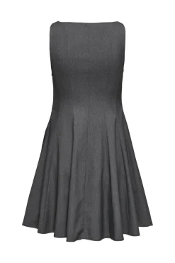 Discount Only Onlunita Life S/L Peplum Dress Tlr Ox 4978189 Dark Grey Melange