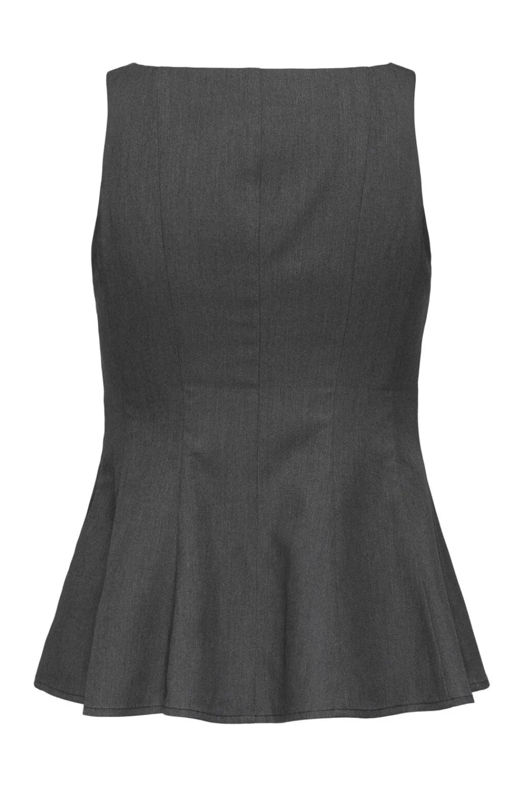 Online Only Onlunita Life S/L Peplum Top Tlr Ox 4978187 Dark Grey Melange
