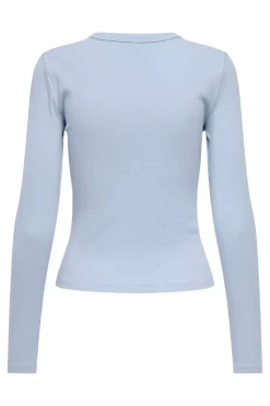 Only Onlval L/S O-Neck Top 4983076 Soft Chambray