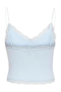 Clearance Only Onlvicky Lace Seamless Cropped Top 4928684 Ancient Water