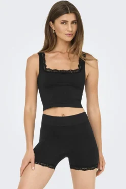 Outlet Only Onlvicky Lace Singlet Square Neck Acc 4816311 Black