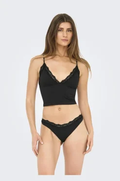 Outlet Only Onlvicky Lace Singlet V-Neck Acc 4816297 Black