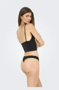 Outlet Only Onlvicky Lace Singlet V-Neck Acc 4816297 Black