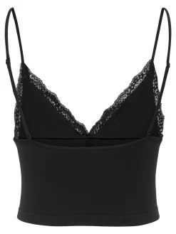 Outlet Only Onlvicky Lace Singlet V-Neck Acc 4816297 Black