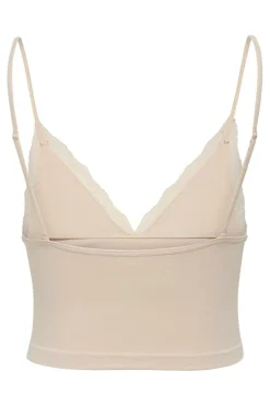 Discount Only Onlvicky Lace Singlet V-Neck Acc 4816298 Peach Taffy