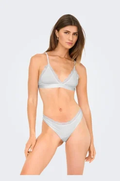 Hot Only Onlvicky Lace Unpadded Bralette Acc 4816287 Bright White