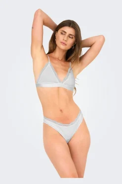Hot Only Onlvicky Lace Unpadded Bralette Acc 4816287 Bright White