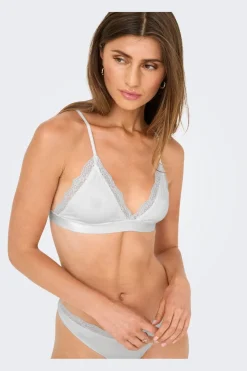 Hot Only Onlvicky Lace Unpadded Bralette Acc 4816287 Bright White