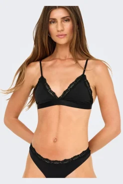 Hot Only Onlvicky Lace Unpadded Bralette Acc 4816285 Black