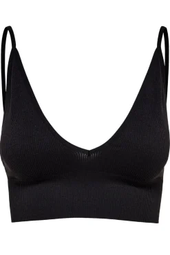 Clearance Only Onlvicky Rib Seamless Vneck Top Acc 3324472 Black