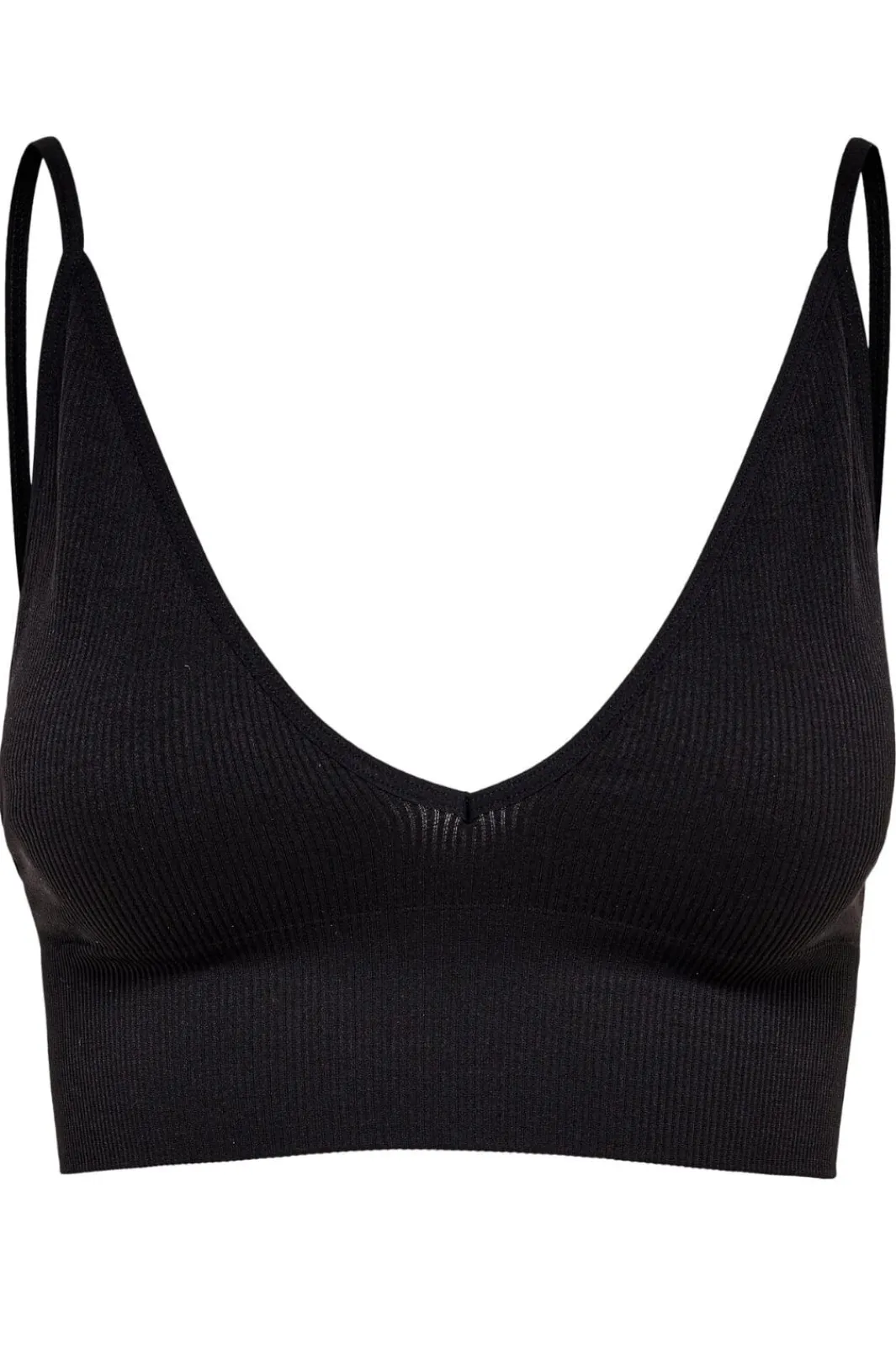 Clearance Only Onlvicky Rib Seamless Vneck Top Acc 3324472 Black