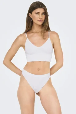 Best Only Onlvicky Rib S-Les Thong 3-Pack Acc 4685962 Bright White X 3