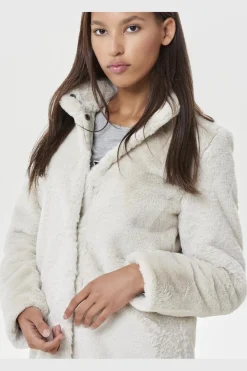 Discount Only Onlvida Faux Fur Coat 2900048 Pumice Stone