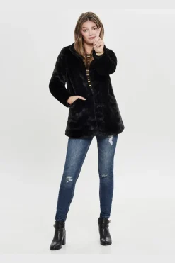 Outlet Only Onlvida Faux Fur Coat 2889506 Black