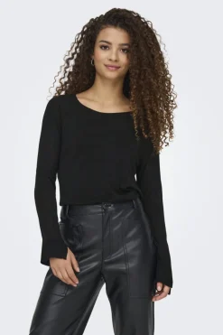 Only Onlvienna Ls O-Neck Knt 4727292 Black