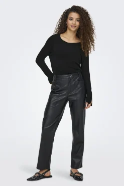 Only Onlvienna Ls O-Neck Knt 4727292 Black