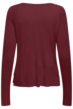 Best Only Onlvienna Ls O-Neck Knt 4838277 Cabernet