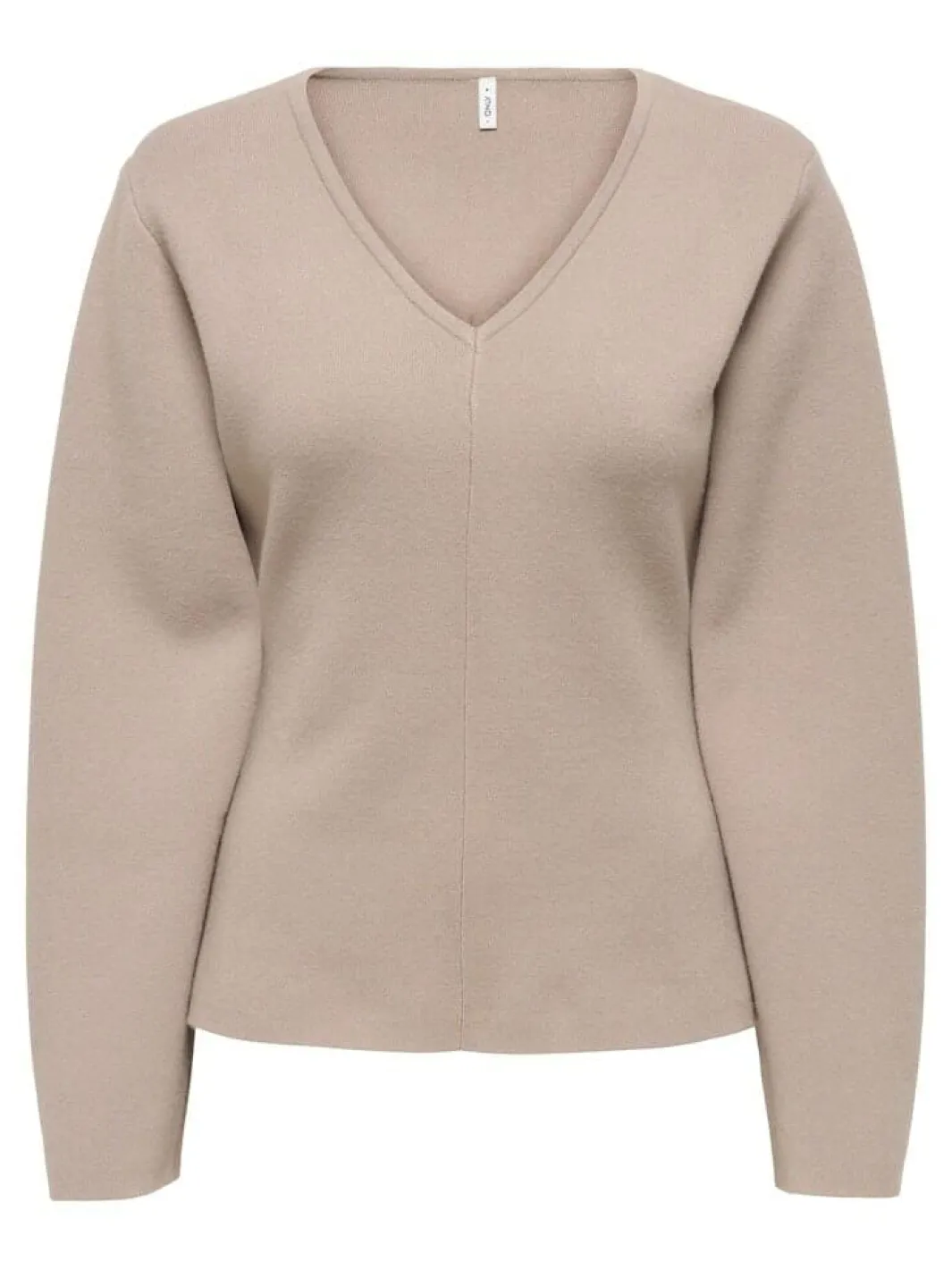 Hot Only Onlviola Ls Fit V-Neck Knt 4967667 Mocha Meringue