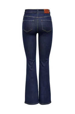 New Only Onlwauw Flared Rinse Gua030 3626892 Dark Blue Denim