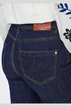 New Only Onlwauw Flared Rinse Gua030 3626892 Dark Blue Denim