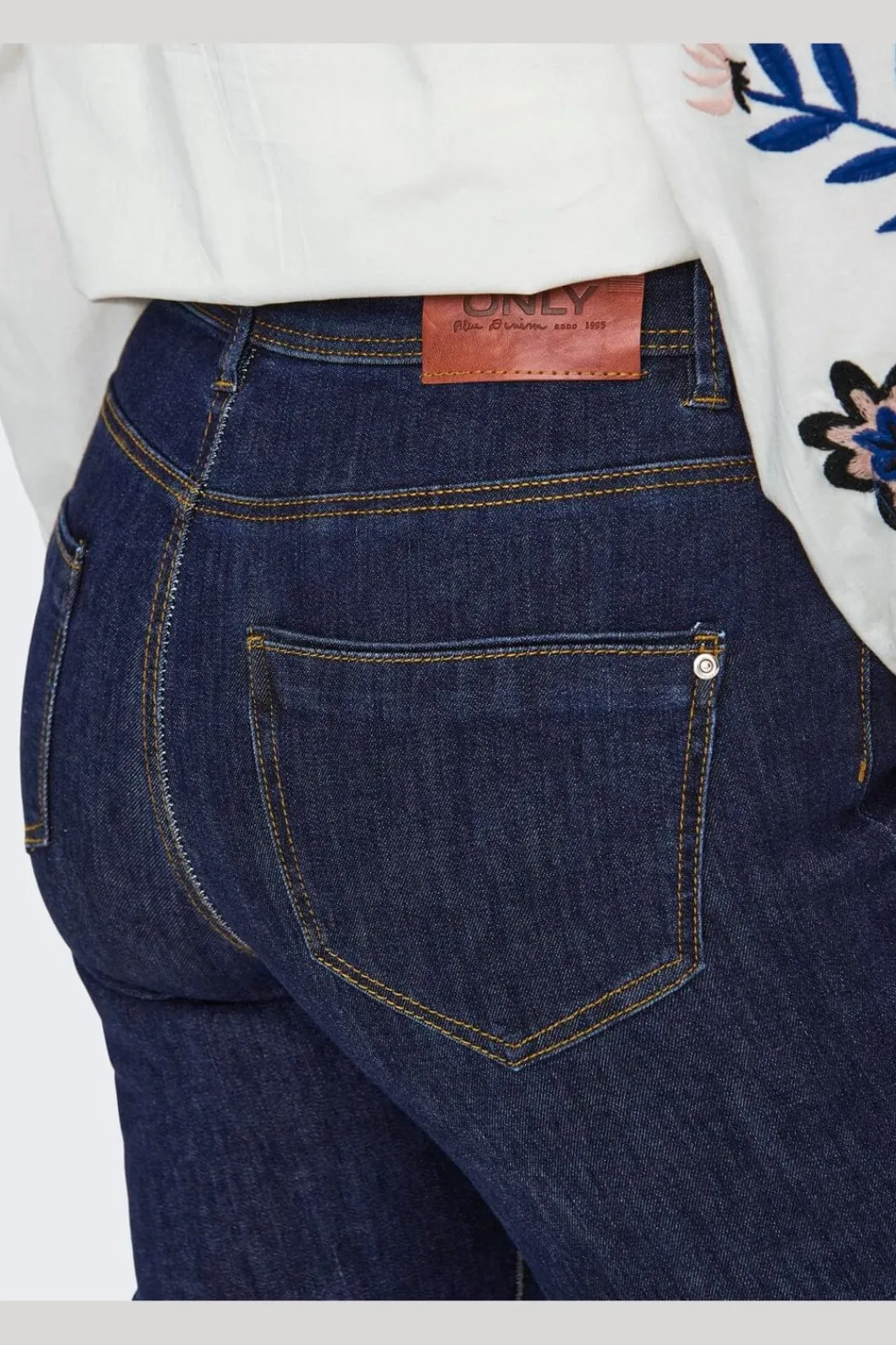 New Only Onlwauw Flared Rinse Gua030 3626892 Dark Blue Denim