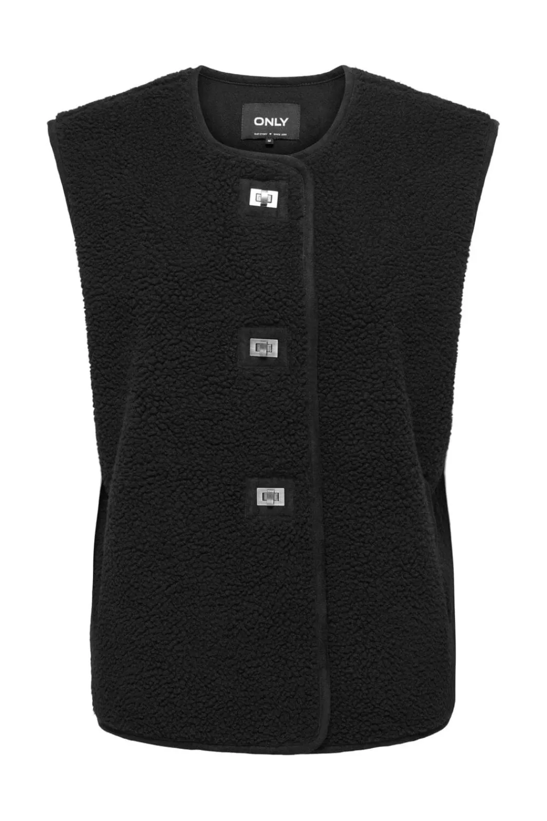 Discount Only Onlwendy Teddy Waistcoat 4982797 Black