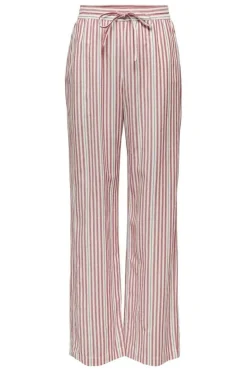 Online Only Onlwindy Life Linen Bl Pull-Up 4714535 Cloud Dancer W High Risk Red/Black