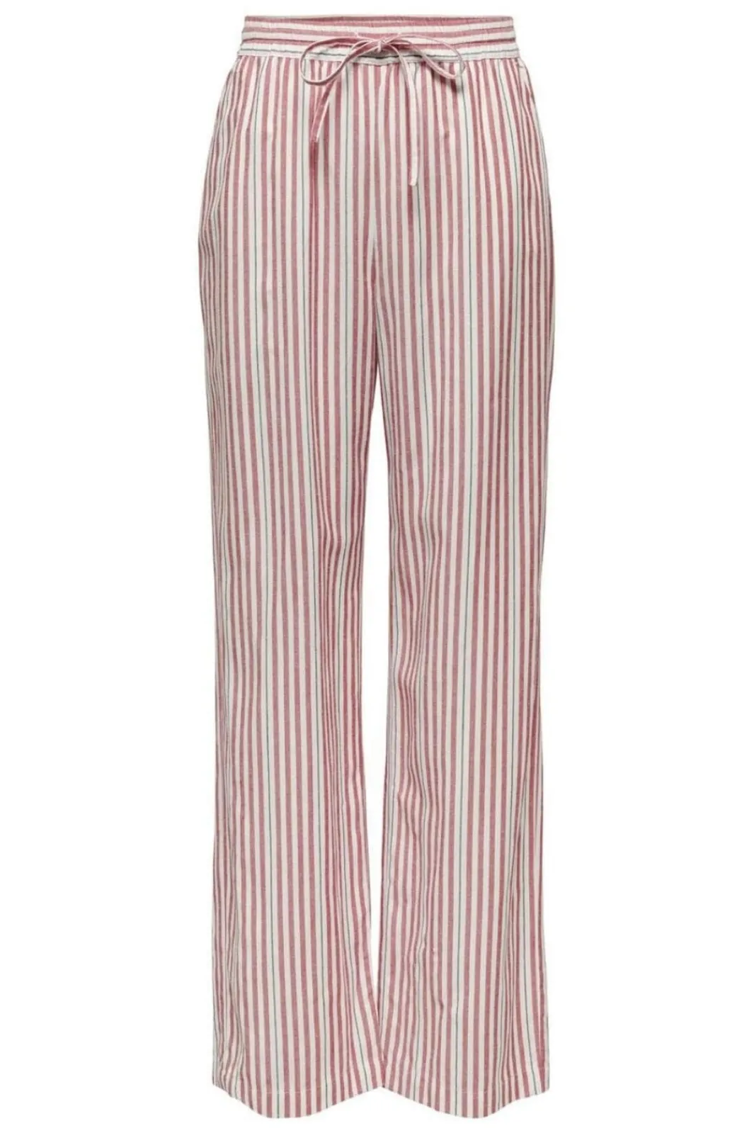 Online Only Onlwindy Life Linen Bl Pull-Up 4714535 Cloud Dancer W High Risk Red/Black