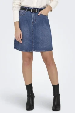 Discount Only Onlwonder Skirt Pim 4522708 Medium Blue Denim