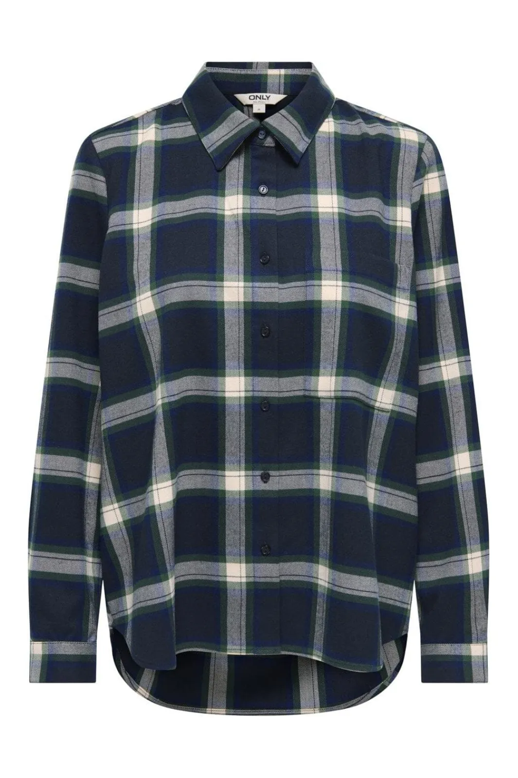 Only Onlwren Check Shirt 4970192 Night Sky Checked Fusion
