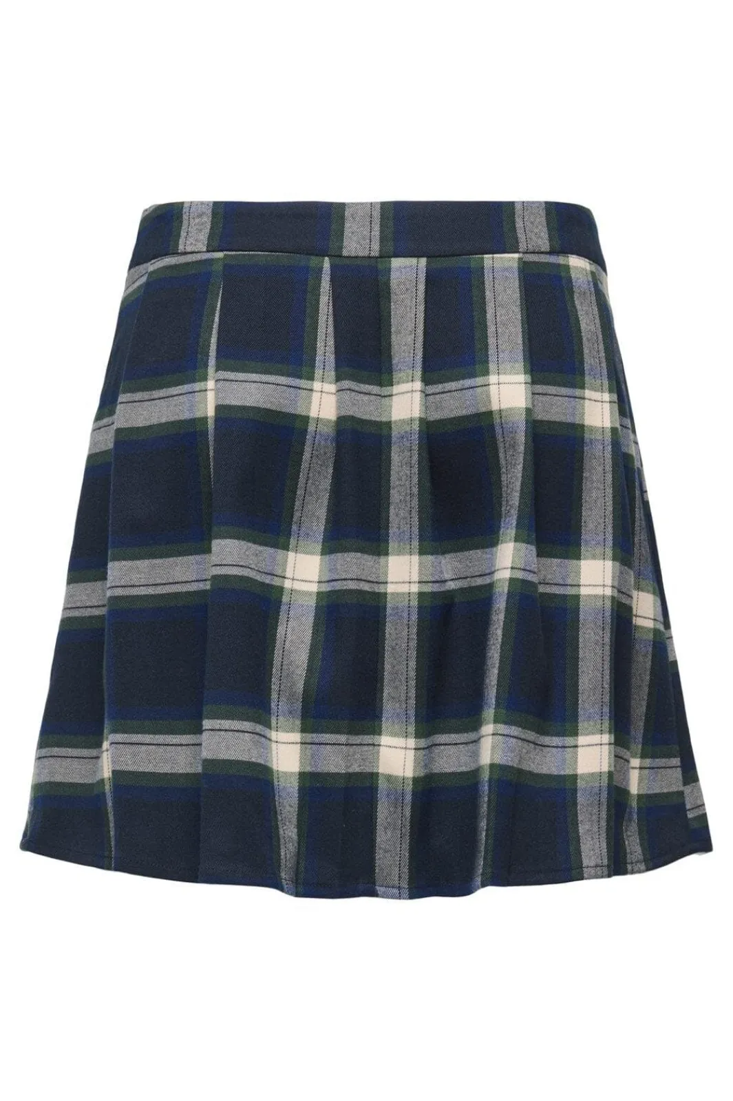 Discount Only Onlwren Check Short Skirt 4970178 Night Sky Checked Fusion