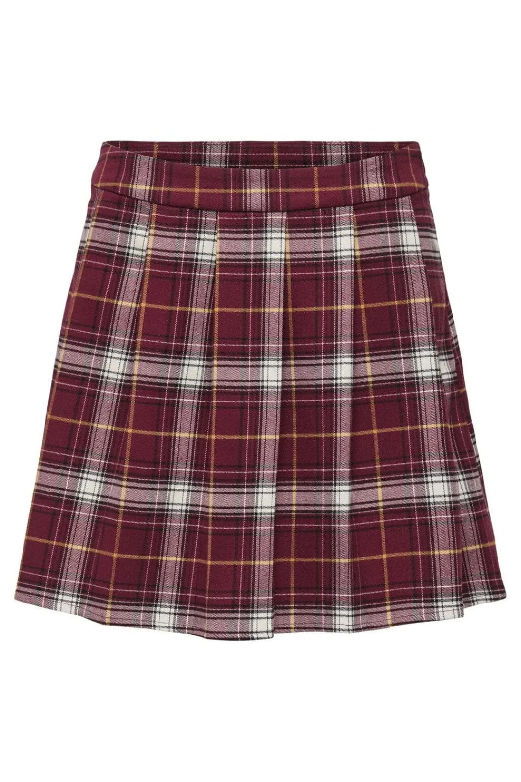 Sale Only Onlwren Check Short Skirt 4970179 Syrah Checked Pulse