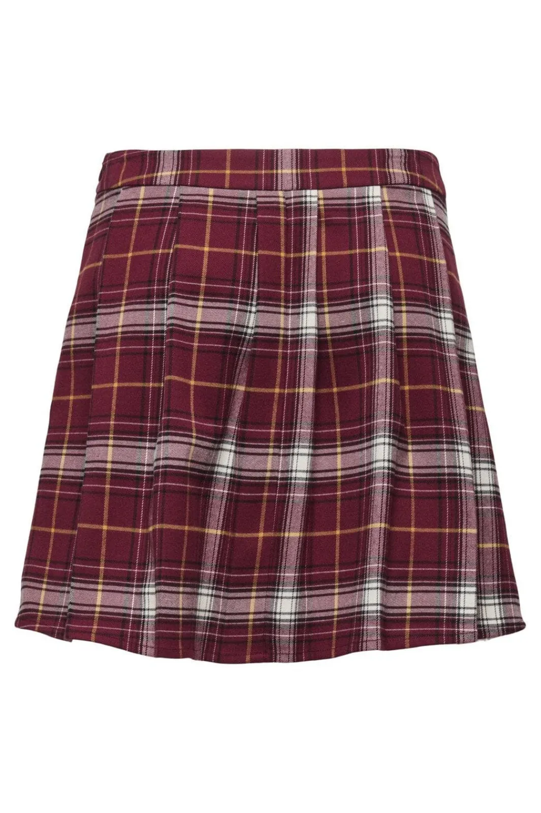 Sale Only Onlwren Check Short Skirt 4970179 Syrah Checked Pulse