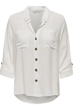 Online Only asmin Shirt L/S 4304302 Snow White