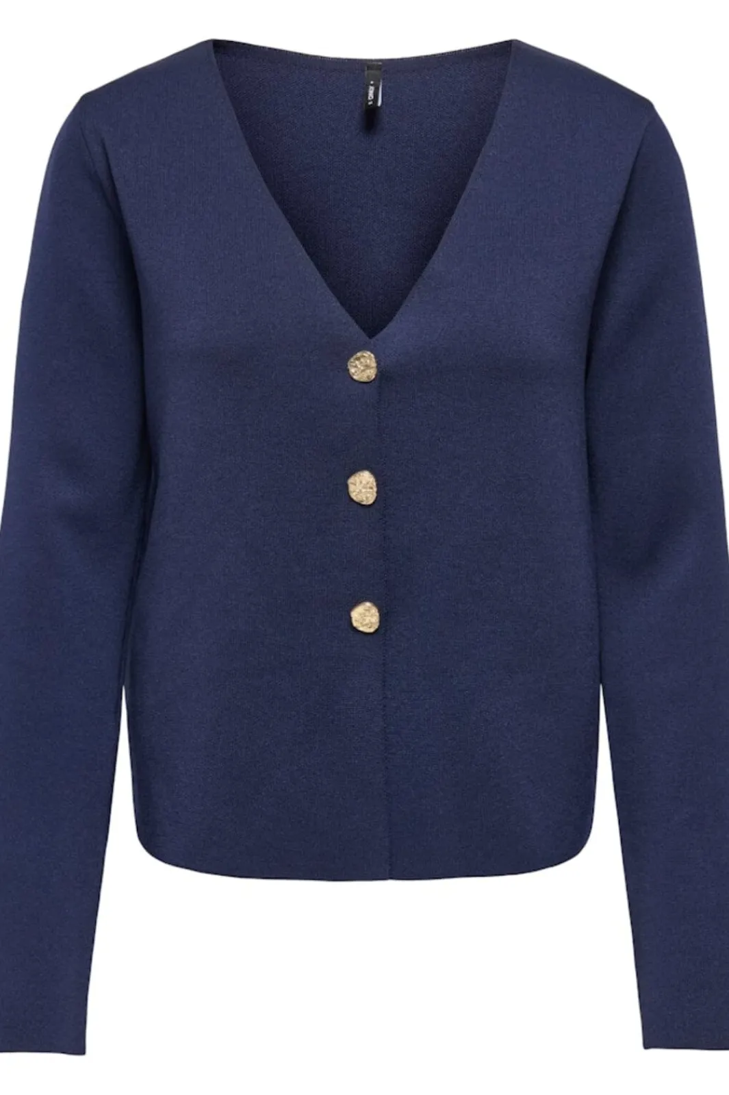 Outlet Only Onlzali Ls V-Neck Button Cardigan Knt 5081856 Night Sky Gold Buttons