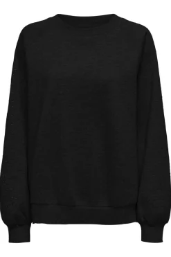 Hot Only Onlzenna L/S Oversize Stone Swt 4728634 Black Black Rhinestones