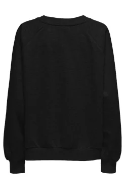 Hot Only Onlzenna L/S Oversize Stone Swt 4728634 Black Black Rhinestones