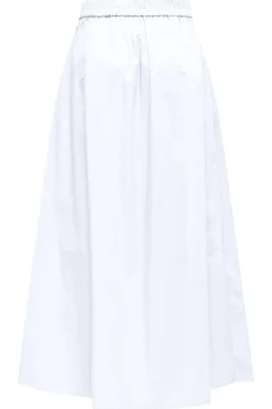 New Only Onlzora Long Pleat Skirt 4795114 Bright White