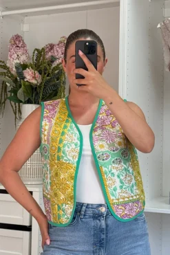 New A-bee Ophelie Vest Green
