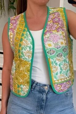 New A-bee Ophelie Vest Green