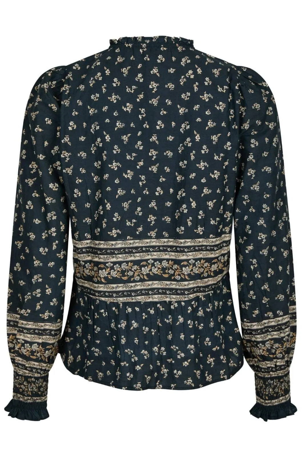Neo Noir Ora Mini Border Blouse 164597 543