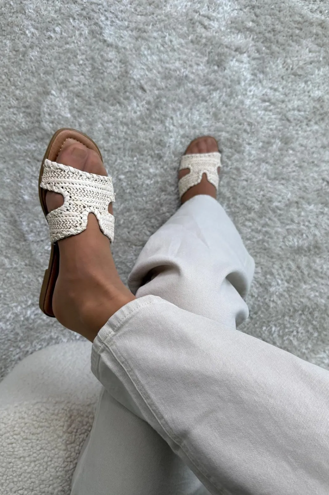 Clearance Bloom Oriana Sandal Beige