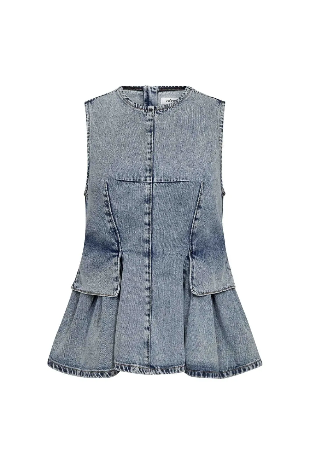 Online Co´Couture Pancycc Denim Top 43008 114