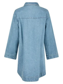 Neo Noir Paras Denim Dress Smoke Blue