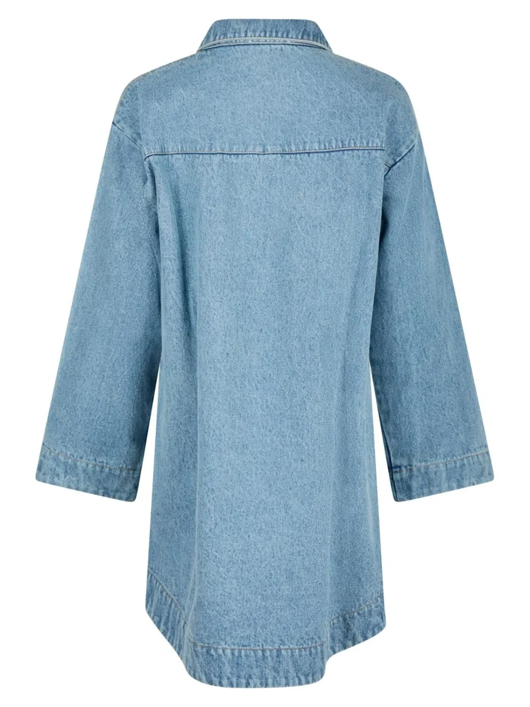 Neo Noir Paras Denim Dress Smoke Blue