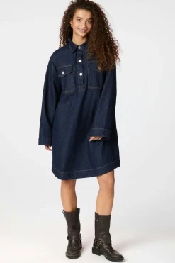Discount Neo Noir Paras Denim Dress 163381 534