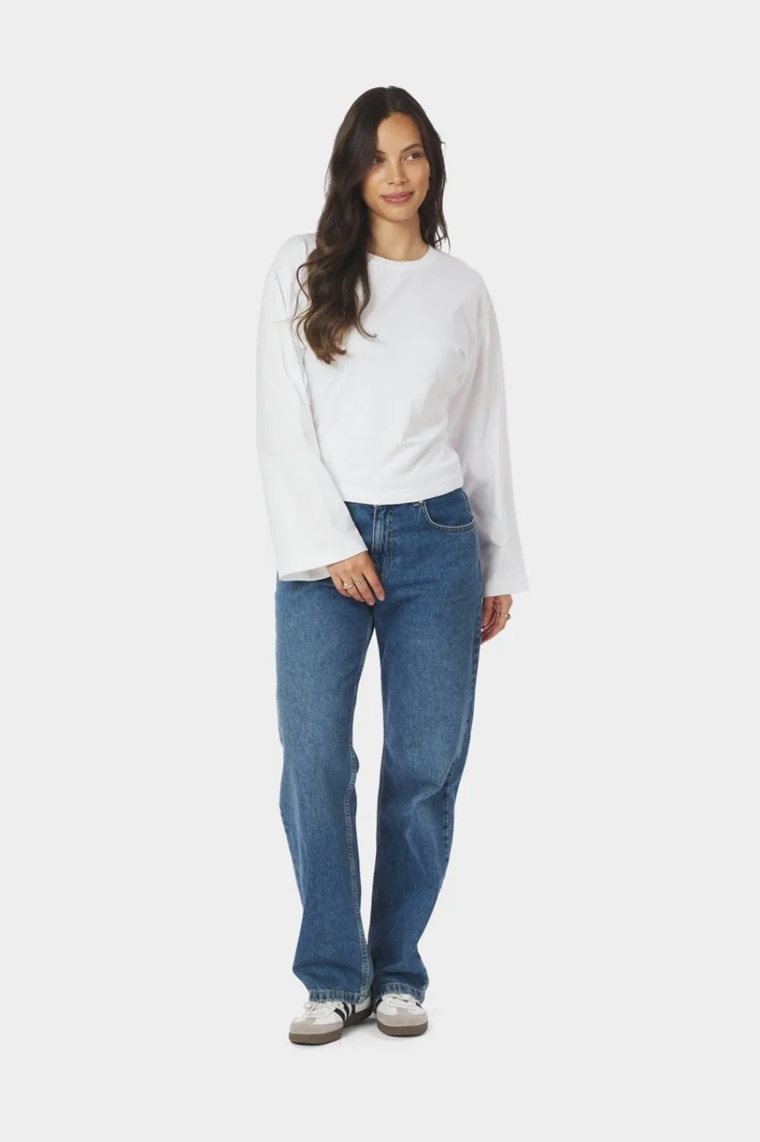 Hot Neo Noir Paska Boxy Long Tee 165973 120