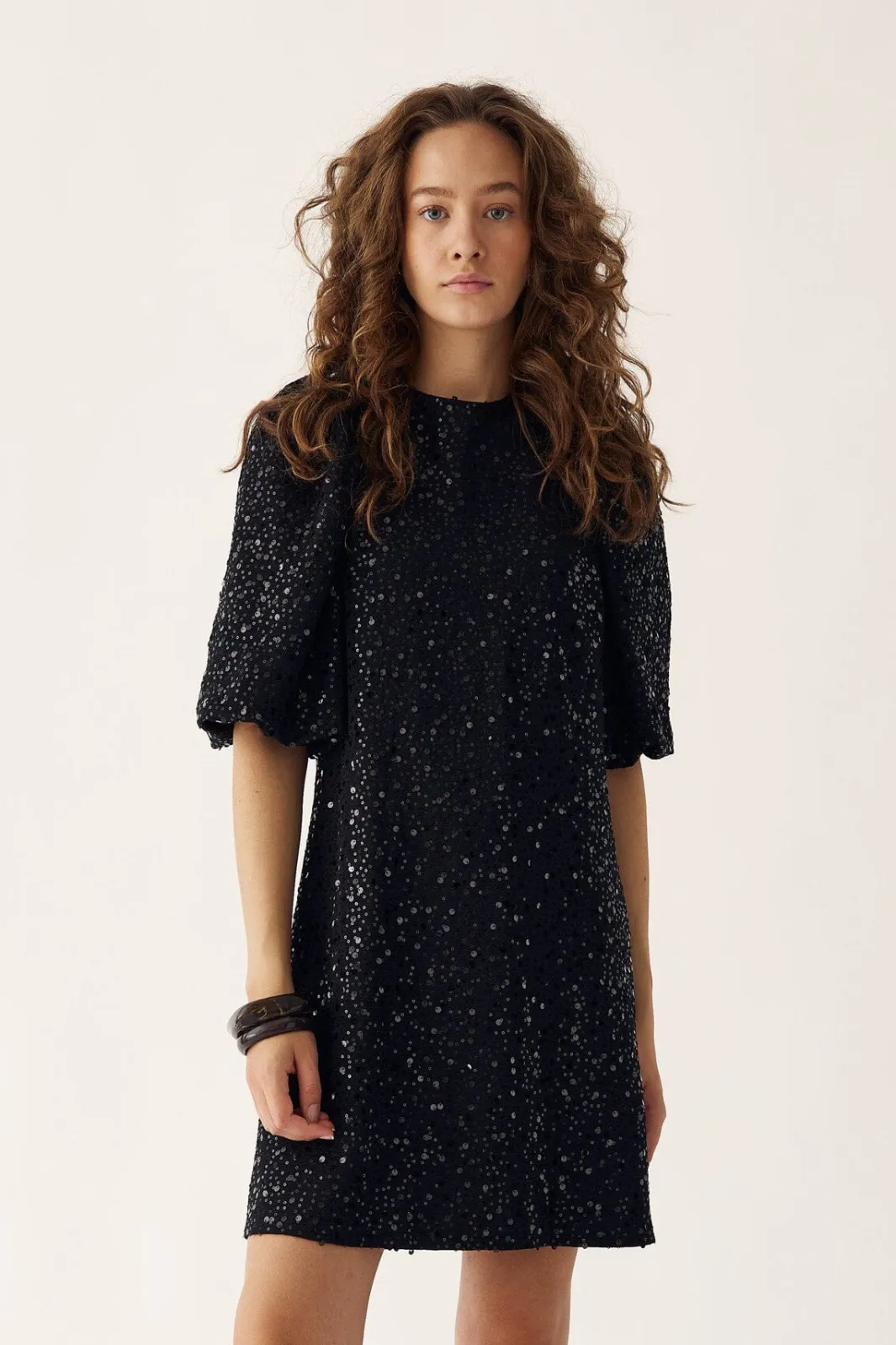 Hot Noella Pastis Short Dress 004 Black