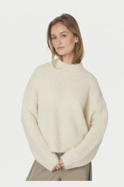 New Neo Noir Paulina Fluffy Knit Blouse 164729 121
