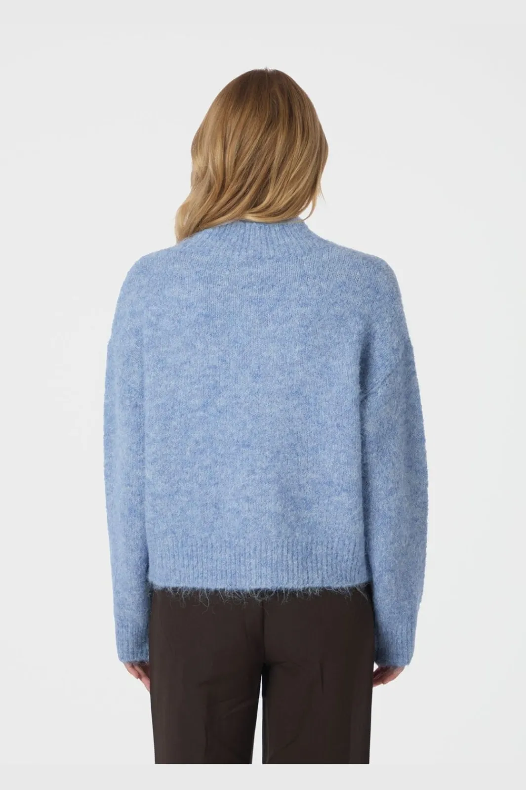 Clearance Neo Noir Paulina Fluffy Knit Blouse 164729 142